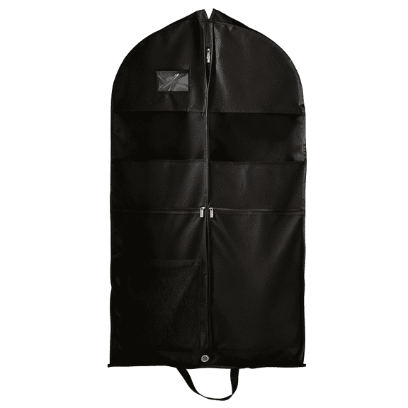 5-Pocket Hanging Garment Bag, 59.8 Inch Long Dress Storage Cover with Window - Space Saving Closet Organizer for Formal Wear, Cheer & Dance Uniforms