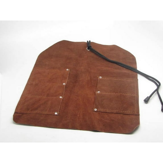 5 Pocket Leather Tool Roll