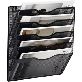 Hanging Metal File Rack Paper Organizer Wall