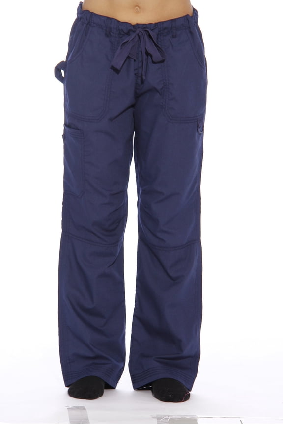 5 Pocket Utility Scrub Pants / Scrubs (3X, Navy Utility Pant)
