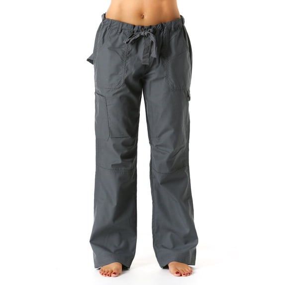 5 Pocket Utility Scrub Pants / Scrubs (3X, Steel Grey Utility)