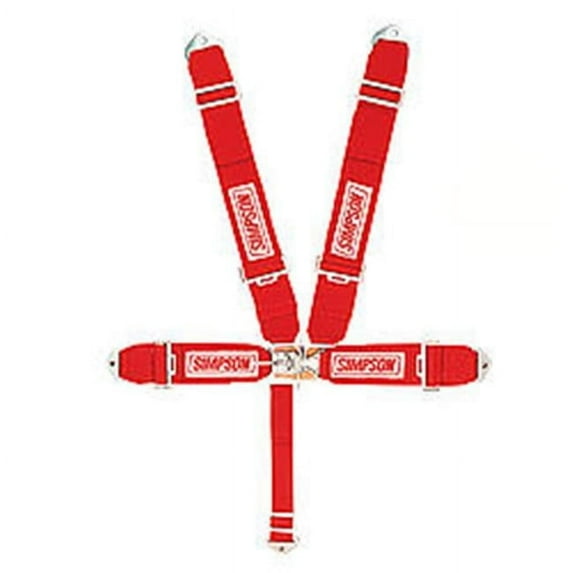 5 Point Latch & Link Pull Up Bolt In Individual Harness System - 62 in.