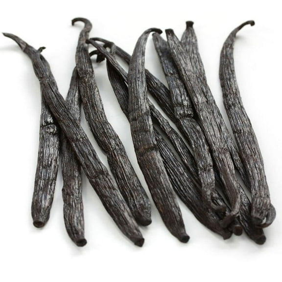 Pompona Vanilla Beans Whole Grade A Vanilla Pods for Homemade Vanilla Extract, Baking, Ice Cream, Flavoring, & Vanilla Powder (5 Pack)