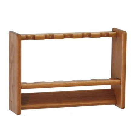 5 Pool Cue Rack - Medium Oak