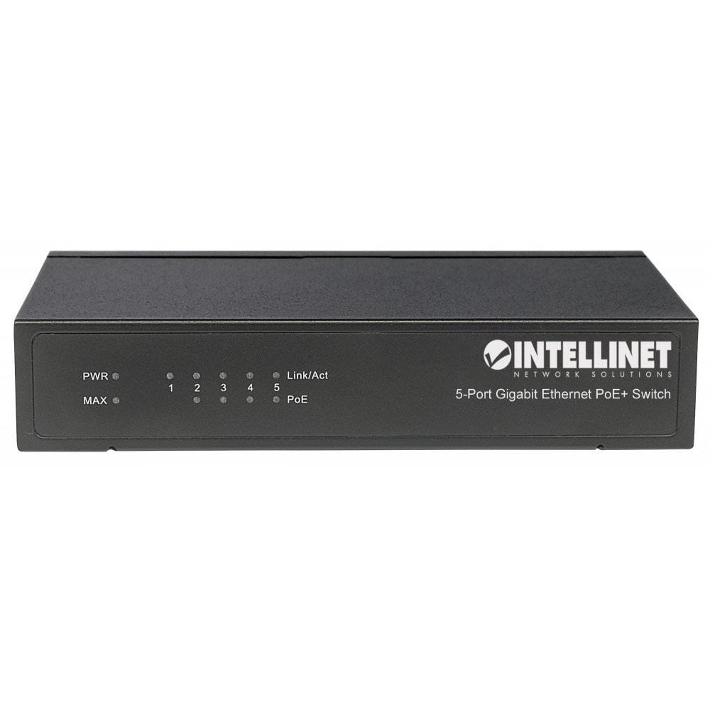 Intellinet Network Solutions 561228 5-Port Gigabit Ethernet PoE+ Switch
