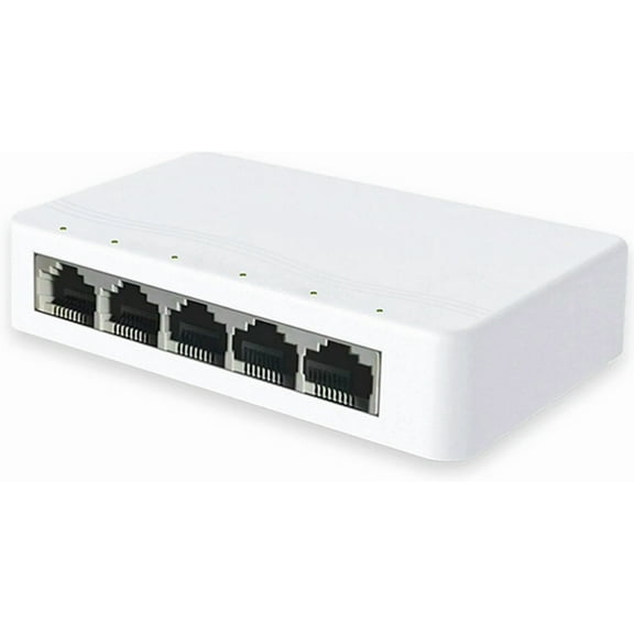 5 Port Gigabit Ethernet Switch 10/100 Mbps Desktop Splitter 4 Port...