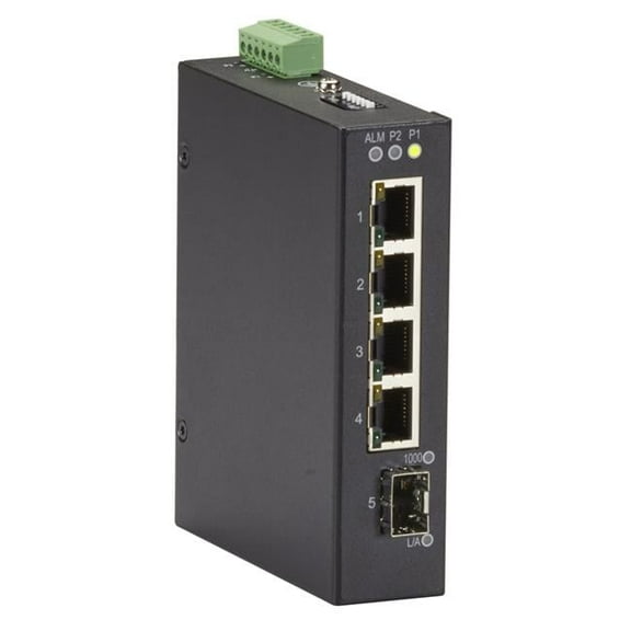 5 Port Industrial Gigabit Ethernet Switch Extreme Temperature