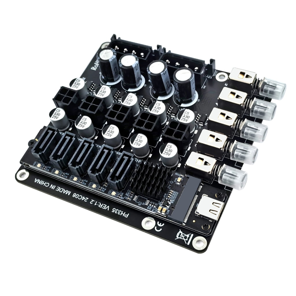 Stackable Power Switcher 5 Port Power Switcher with Large 4Pin With Individual Capacitor ...