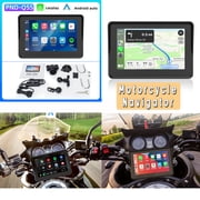 5" Portable Wireless Carplay Android auto Touch Screen Car Stereo HIcar Motorbike GPS Navigator Waterproof And Convenient For All Model Motorcycles