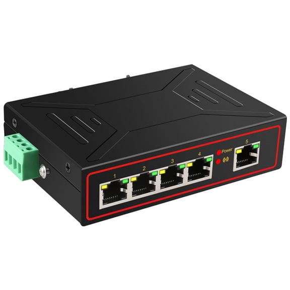 5 Ports Desktop 1000 Mbps 1000M Fast RJ45 Ethernet Switcher LAN Switching Hub Adapter Auto-adaptation
