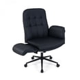 thumbnail image 1 of 5 Position Adjustable Armrest Criss Cross Chair Cat Scratch Leather Swivel Desk Chair with Side Pockets 330 LBS Weight Capacity, 1 of 10