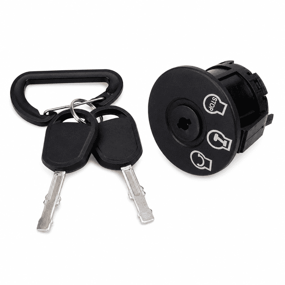 5-Position Ignition Switch with 2 Keys, Replacement for Riding Lawn Mower Tractor, Compatible with 925-04228 725-04228