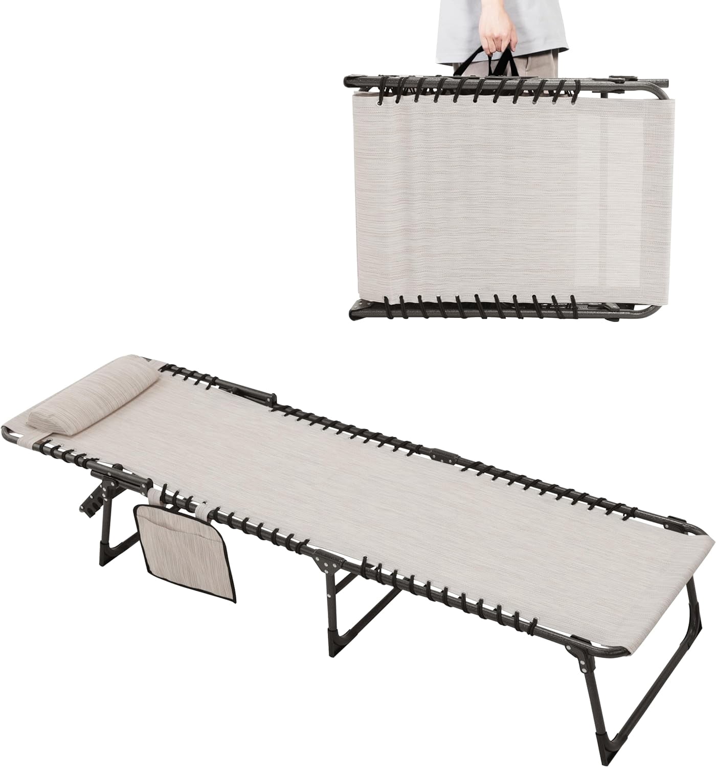 5-Position Lounge Chair, Tanning Chair with Adjustable Backrest ...