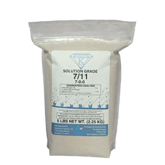 5 Pound 7/11 (7-0-0) 7% Nitrogen & 11% Calcium Soluble Garden Fertilizer Powder