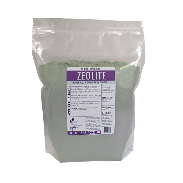 5 Pounds Clinoptilolite Zeolite Garden Fertilizer Powder - Walmart.com