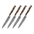 thumbnail image 1 of 5" Premier Forged Steak Knives, 4-Piece Sets, Fine-Edge or Serrated - Walnut, Serrated Edge, 1 of 15