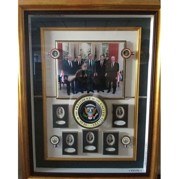 Encore Brandz TFBB - 5USOP 5 presidents frame