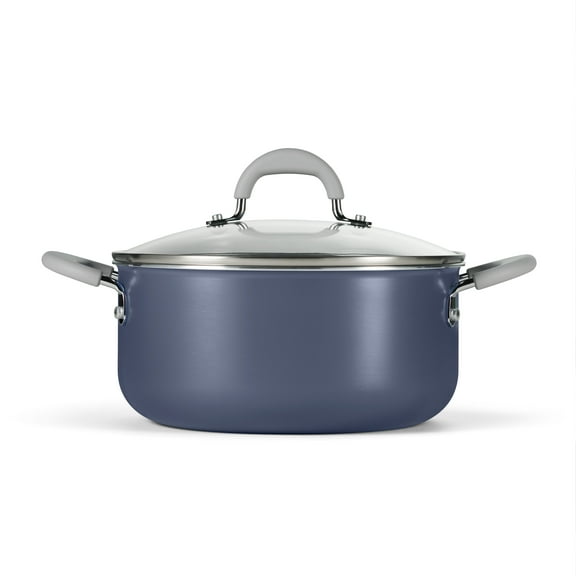 5 QT EveryDay Ceramic Blue Bering Sea Covered Dutch Oven