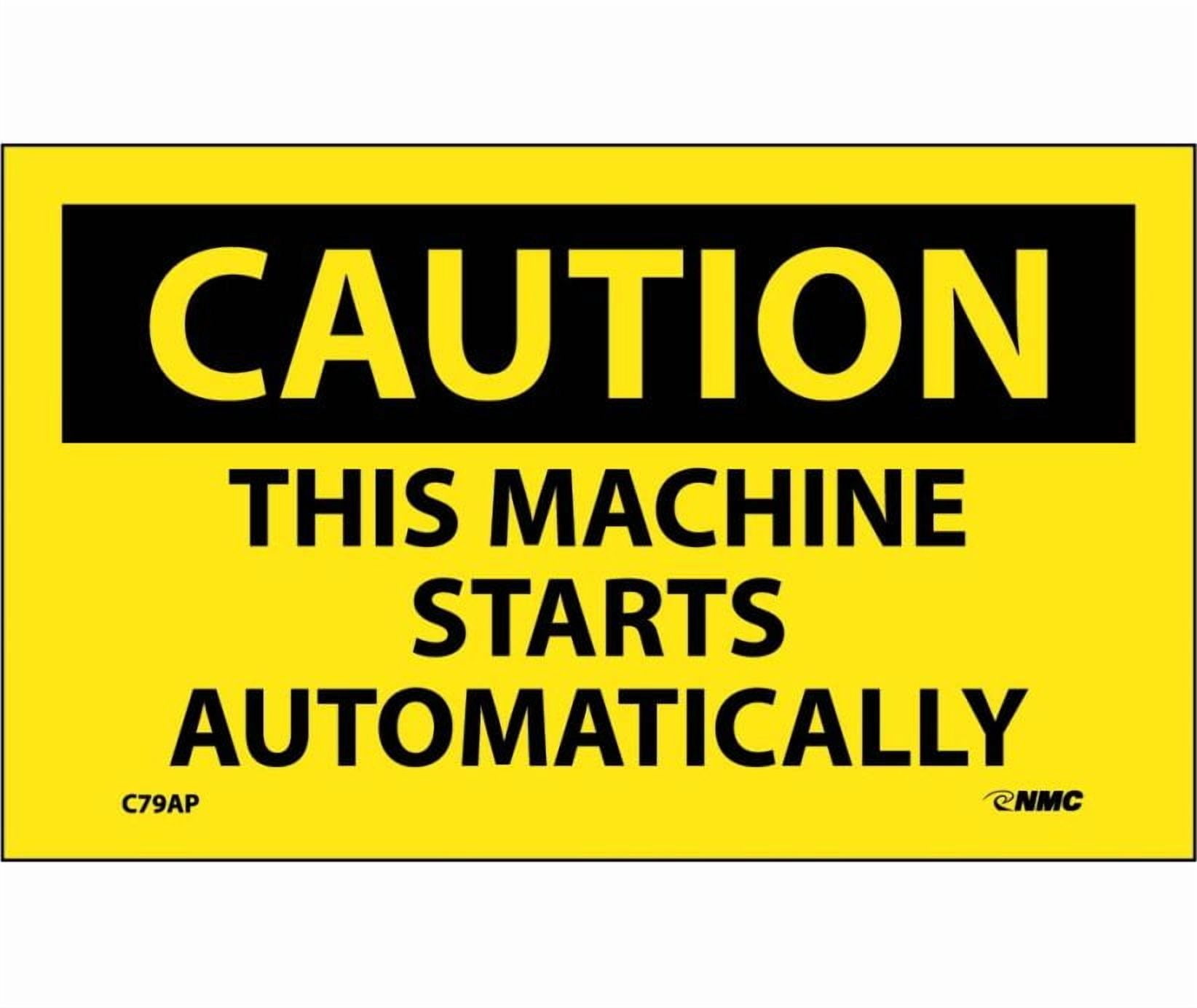 5 Qty 1 Pack Accident Prevention Label, Header: CAUTION - Walmart.com