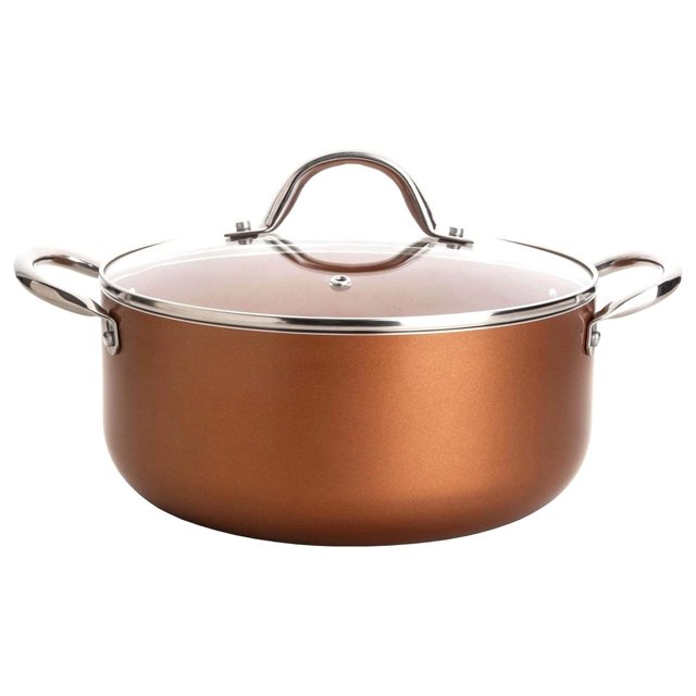 5Quart Die Cast Aluminium Copper Ceramic Nonstick Dutch Oven