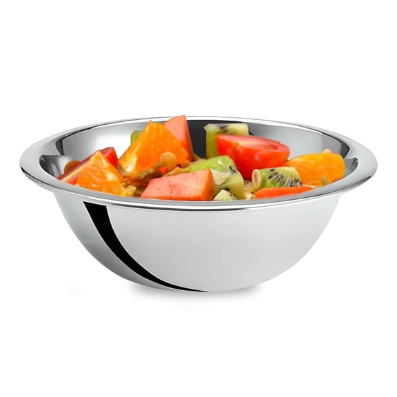 5 Quart Mixing Bowls | Set of 4 | 11.25-Inch Stainless Steel Professional Grade Flat Base Mixing Bowls for Home and Commercial Kitchens | Dishwasher Safe