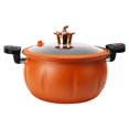 thumbnail image 1 of 5 Quart Stainless Steel Pressure Cooker, High-Efficiency Design Cuts Cooking Time in Half, Perfect for Making Pumpkin Soup and Stews, 1 of 8