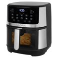 thumbnail image 1 of 5 Quart Touchscreen Air Fryer with Window Stainless Steel, 1 of 3