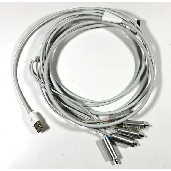 5 RCA Composite A/V Cable, White