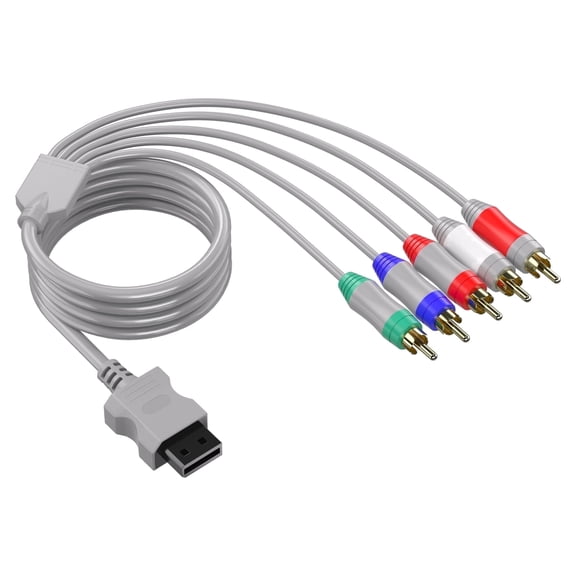 5 RCA YPbPr Component HD Cable, 6FT 480P Gaming Cable Compatible with Wii, Wii U Game Consoles