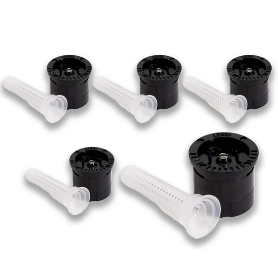 (5) Rain Bird 15SST Side Strip Spray Sprinkler 15' Nozzles Upward (30°)