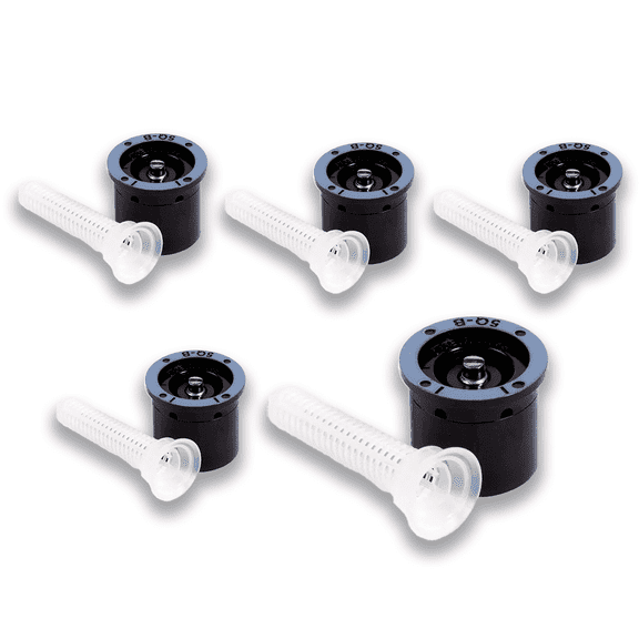 (5) Rain Bird 5QB Bubbler Nozzle, Quarter Stream (90) 5 ft, 1800 Series Pop Up