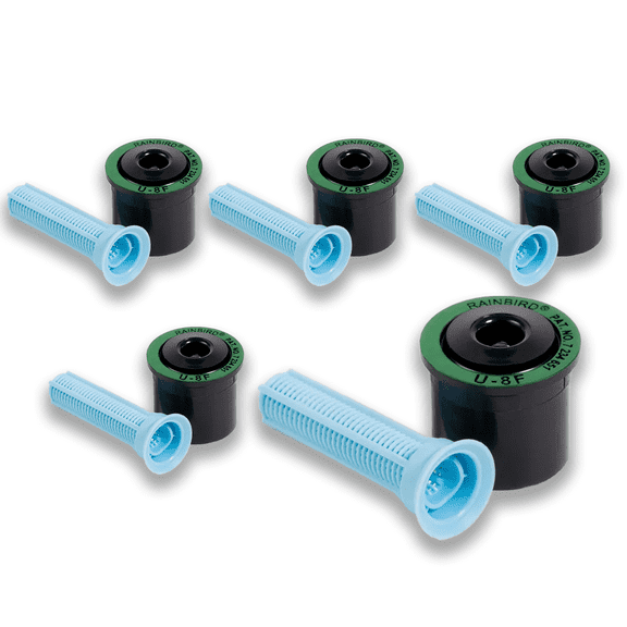 (5) Rain Bird U8F Full-Circle Spray Nozzle 8 ft Range (360) Degree Pattern Irrigation