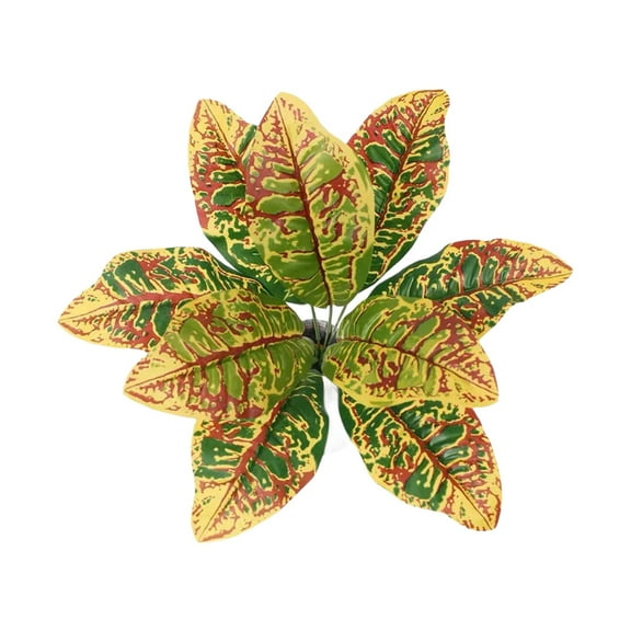 Under $5 Realistic Artificial Plants Outdoor, Plastic Uv Resistant Faux Bush, B Realistic Artificial Plants for Outdoor Porch Decor Faux Greenery Bush Uv Resistant, by Honglin