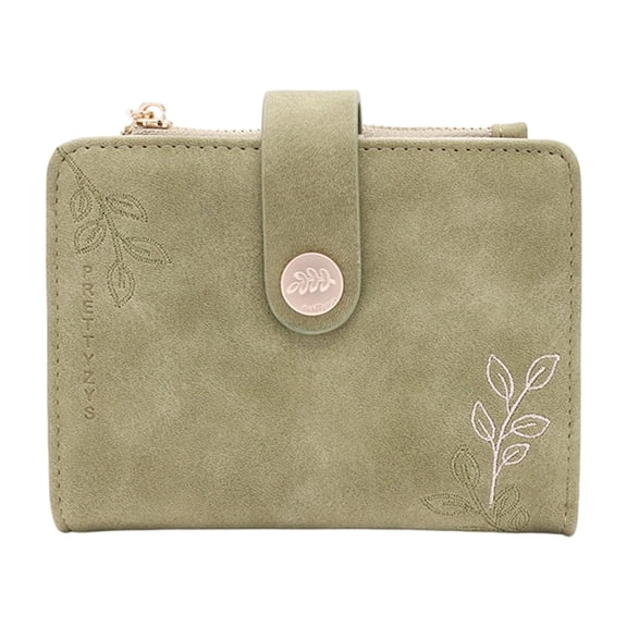 5 Rings PU Leather Binder Notebook with 5 Card Slots Zippered Coin Pocket and Cash Organiser Pocket For Daily and Travel