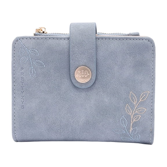 5 Rings PU Leather Binder Wallet Refillable Budget Planner Notebook With Zippered Coin Pocket 5 Card Holders For Women