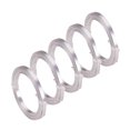 thumbnail image 1 of 5 Rolls 5mm Flat Aluminum Wire Jewelry Findings for Jewelry Making DIY Necklace, 1 of 8