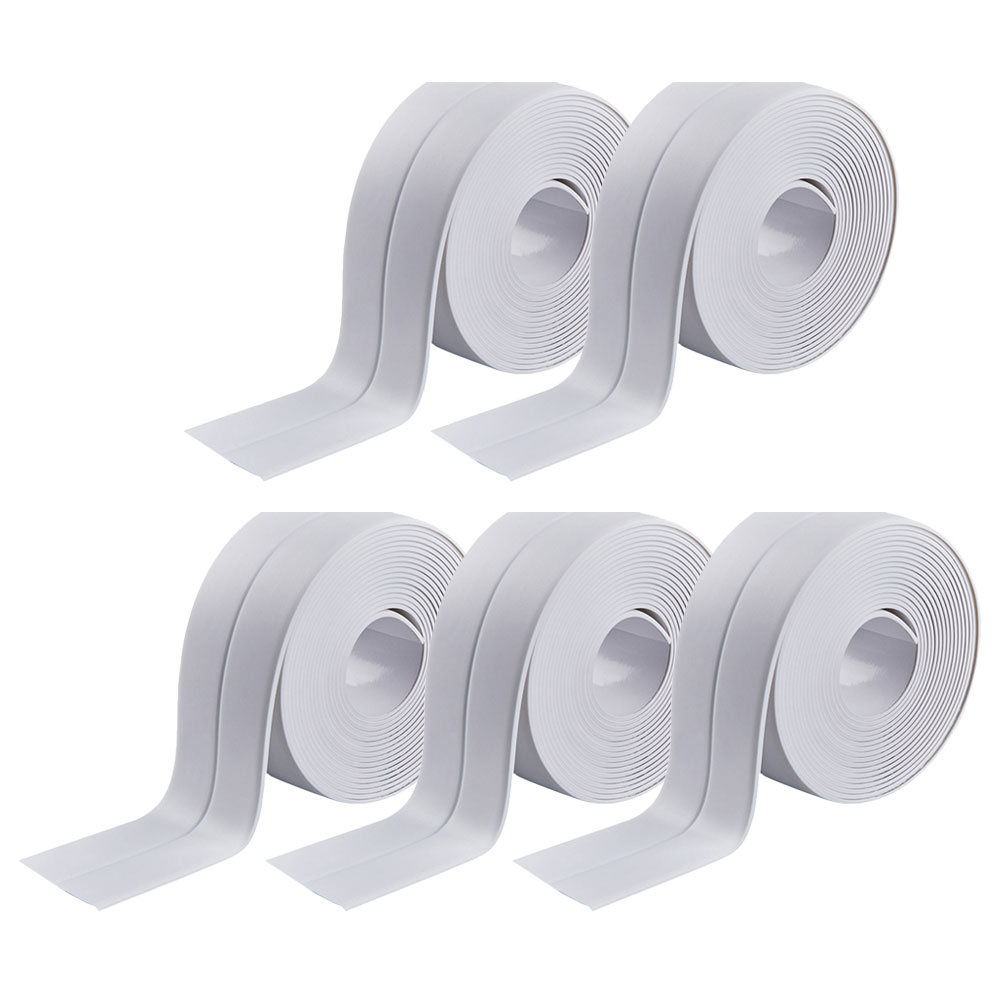 5 Rolls Caulk Strip Tapes Self Adhesive Caulk Strips Peel and Stick
