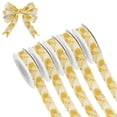 thumbnail image 1 of 5 Rolls Christmas Ribbon 1.5 inch Wide Decorative Ribbon for Gift Wrapping and Holiday Decorations Abstract Summer Background, 1 of 7