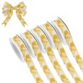 thumbnail image 1 of 5 Rolls Christmas Ribbon 1.5 inch Wide Decorative Ribbon for Gift Wrapping and Holiday Decorations Abstract Summer Background, 1 of 7