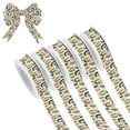 thumbnail image 1 of 5 Rolls Christmas Ribbon 1.5 inch Wide Decorative Ribbon for Gift Wrapping and Holiday Decorations Arch Motif, 1 of 7