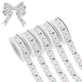 thumbnail image 1 of 5 Rolls Christmas Ribbon 1.5 inch Wide Decorative Ribbon for Gift Wrapping and Holiday Decorations Bunnies and Easter Eggs, 1 of 7