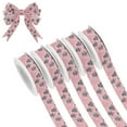 thumbnail image 1 of 5 Rolls Christmas Ribbon 1.5 inch Wide Decorative Ribbon for Gift Wrapping and Holiday Decorations Candy Canes and Christmas Tree, 1 of 7