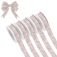 thumbnail image 1 of 5 Rolls Christmas Ribbon 1.5 inch Wide Decorative Ribbon for Gift Wrapping and Holiday Decorations Cartoon Unicorns Pattern, 1 of 7