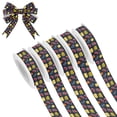 thumbnail image 1 of 5 Rolls Christmas Ribbon 1.5 inch Wide Decorative Ribbon for Gift Wrapping and Holiday Decorations Cartoon Variety Of Fruits, 1 of 7