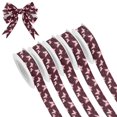thumbnail image 1 of 5 Rolls Christmas Ribbon 1.5 inch Wide Decorative Ribbon for Gift Wrapping and Holiday Decorations Cute Pink Butterflies, 1 of 7