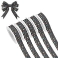 thumbnail image 1 of 5 Rolls Christmas Ribbon 1.5 inch Wide Decorative Ribbon for Gift Wrapping and Holiday Decorations Marine Life Pattern, 1 of 7
