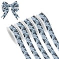 thumbnail image 1 of 5 Rolls Christmas Ribbon 1.5 inch Wide Decorative Ribbon for Gift Wrapping and Holiday Decorations Off-white Circular Pattern, 1 of 7