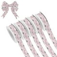 thumbnail image 1 of 5 Rolls Christmas Ribbon 1.5 inch Wide Decorative Ribbon for Gift Wrapping and Holiday Decorations Panda and Clouds Pattern, 1 of 7