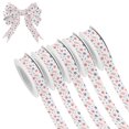 thumbnail image 1 of 5 Rolls Christmas Ribbon 1.5 inch Wide Decorative Ribbon for Gift Wrapping and Holiday Decorations Pattern Of Stars and Stripes, 1 of 7