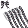 thumbnail image 1 of 5 Rolls Christmas Ribbon 1.5 inch Wide Decorative Ribbon for Gift Wrapping and Holiday Decorations Pink and Cyan Butterflies, 1 of 7